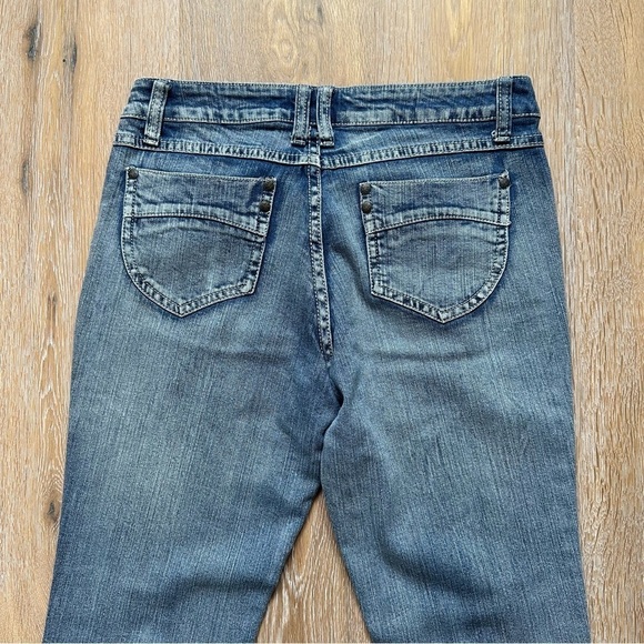Bluecrush Denim Straight Leg Blue Jeans - Size 7 - Picture 5 of 12